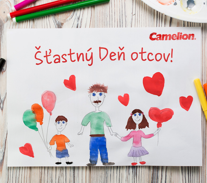 Oslavujeme všetkých otcov – Šťastný Deň otcov praje Camelion!